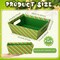 12 Pcs Christmas Baskets for Gift 8x10 Inch Empty Cardboard Baskets Bags Bulk with Handles DIY Gift Basket Market Tray Wine Basket for Xmas Gift Fill Giving(Stripe)